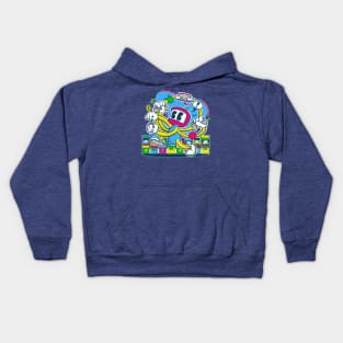 Multiplayer Retro Gamer Kids Hoodie